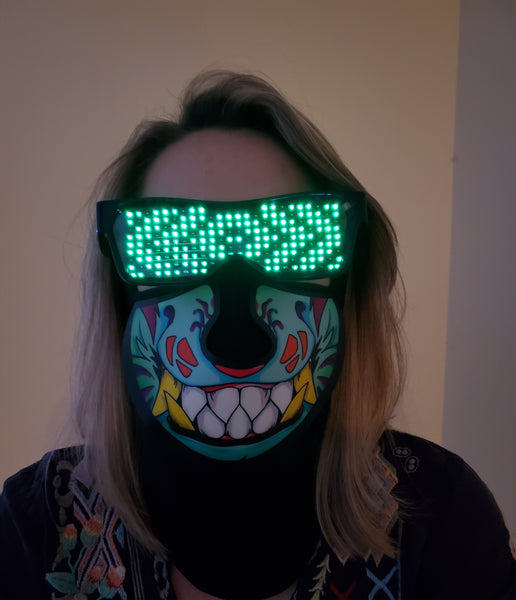 Treasure Box - The Sound Reactive LED Mask - Scary Face