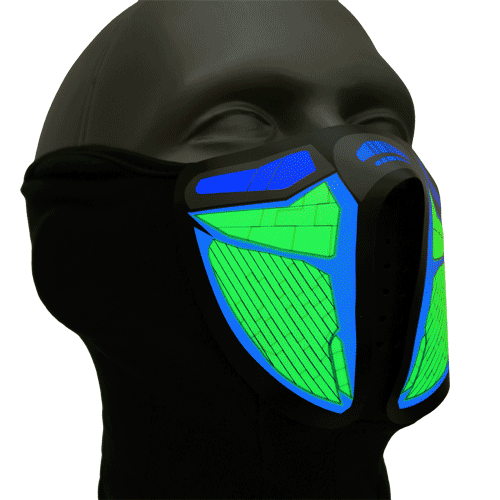Cyberpunk LED mask