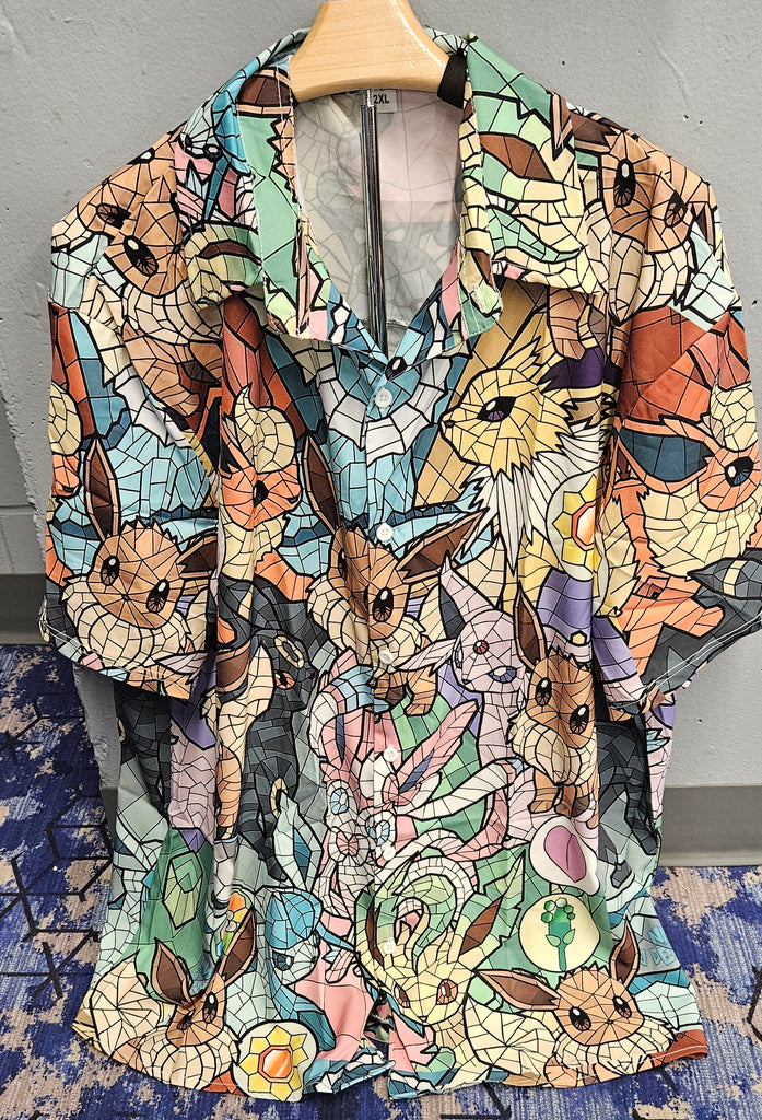 Eevee Evolution in the Galaxy New 2023 Hawaiian Shirt - Owl Fashion Shop