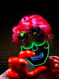 Skull Neon Glow Mask